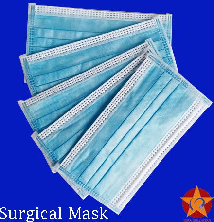 Non Woven Surgical Face Mask, for Clinical, rope length : 5inch