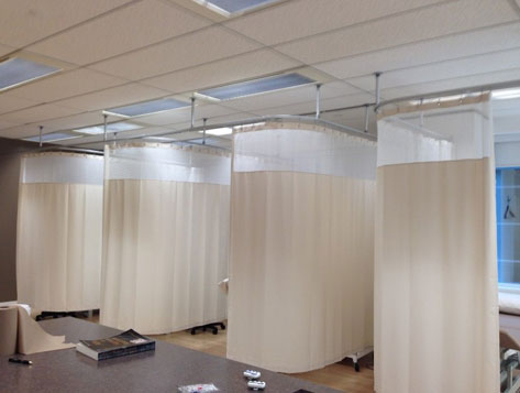 Hospital Ceiling Curtain, Length : 500cm