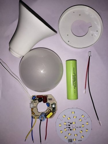 Ceramic Inverter LED Bulb Housing, Shape : Round