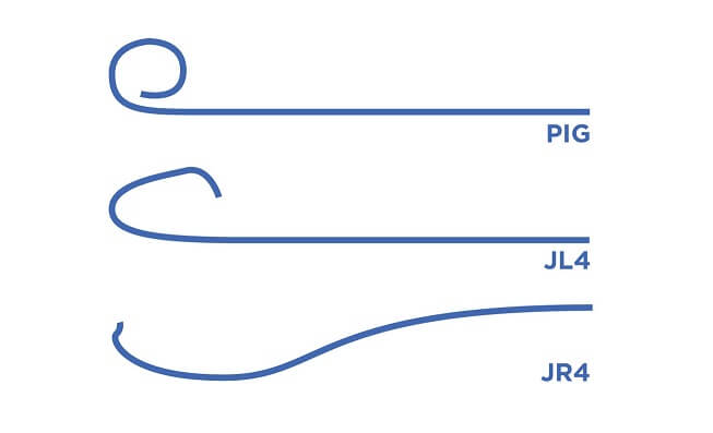 Plastic Diagnostic Catheter, Length : 110cm