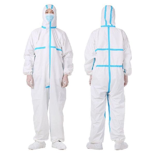 Plain non woven coverall suit, Feature : Dust-Proof, Tear Resistance, Waterproof