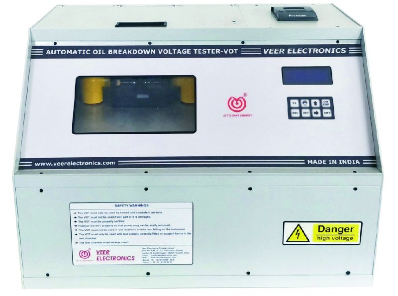Oil Breakdown Voltage Test - VOT, Certification : IEC 60156