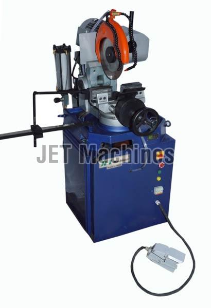 Semi Automatic Pipe Cutting Machine, Color : Blue