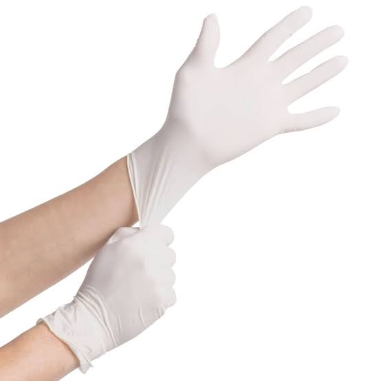 Latex Hand Gloves, for Home, Hospital, Feature : Water Resistant