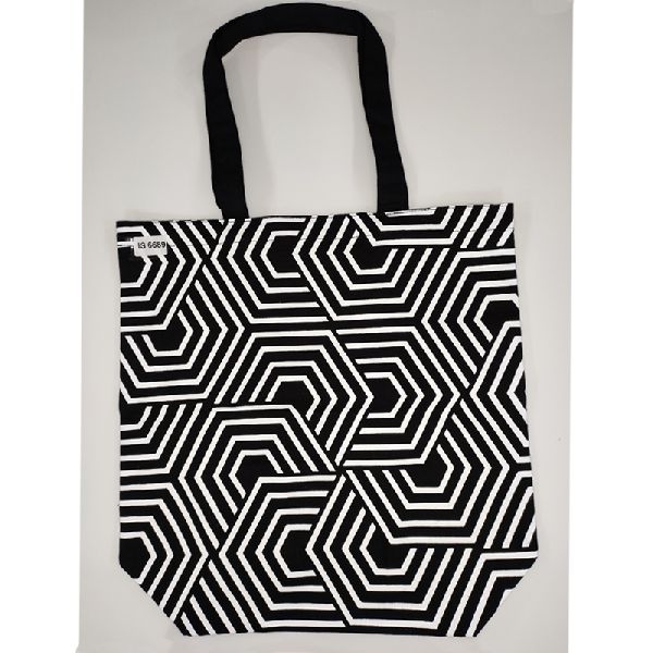 ISPL Printed Cotton shopping bag.., Style : Handled