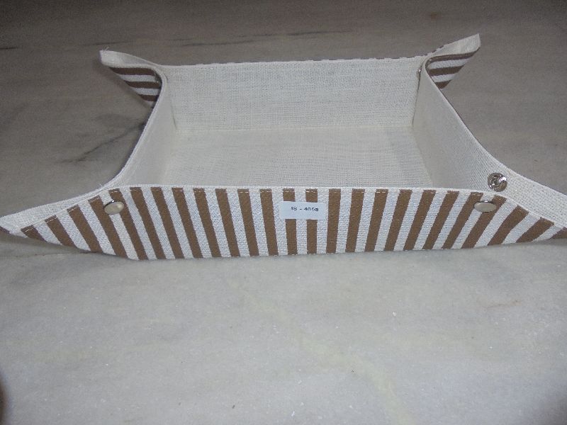 ISPL Plain Jute winged corner tray, Size : Customised