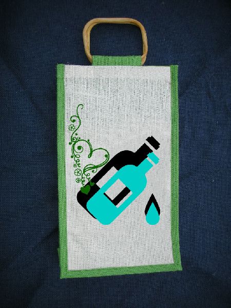 One bottle bag with cane handle