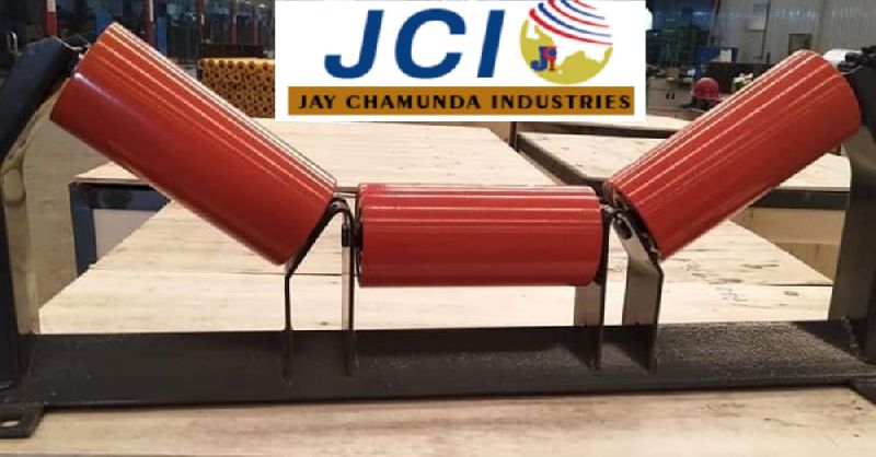 JCI Polished Steel Conveyor Idler Set, Feature : Fine Finished