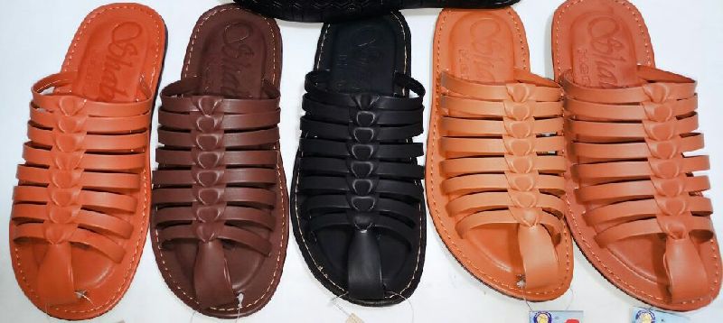 Faux Leather Mens Kolhapuri Chappal, Size : All