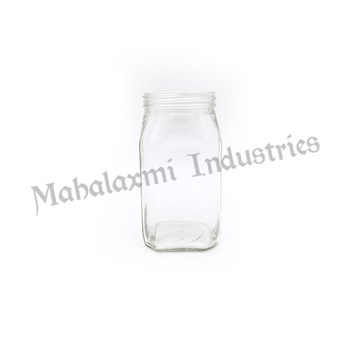 1 Kg Square Honey Glass Jar