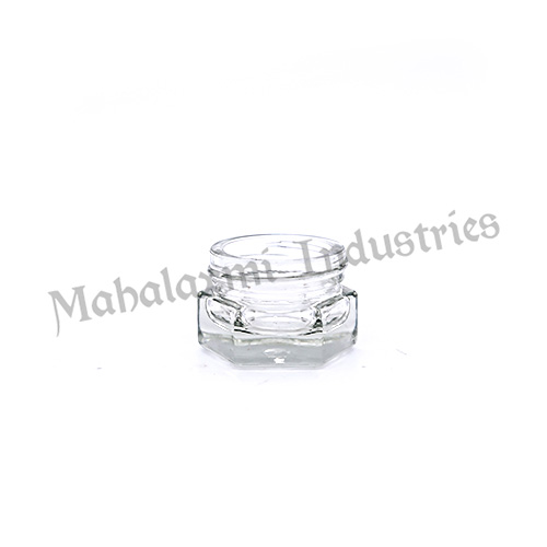 15 ml Hexa Glass Jar, for Dining Table, Juicer Blender, Oil, Feature : Elegant Design, Fine Finish