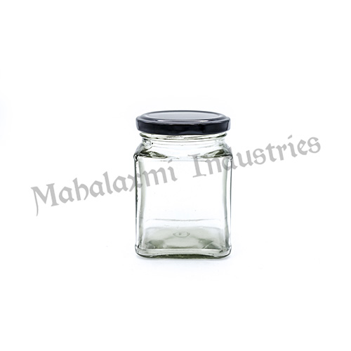 250 ml ITC Square Glass Jar, Feature : Crack Proof, Fine Finishing, Scratch Resistant
