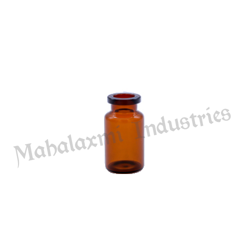7.5 ml Tubular Amber Glass Vial, for Laboratory Use, Medical Use, Pattern : Plain