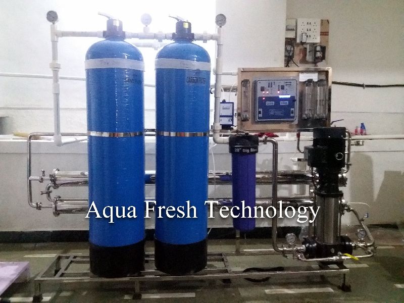  SEMI SS Electric 1000LPH Reverse Osmosis Plant, for Water Purifies, Color : Blue, Light White