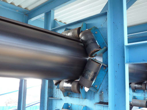 Metal Pipe Conveyor, Color : Blue