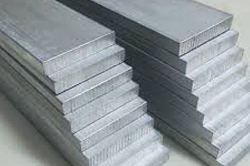 Rectangular Aluminium Flat Bars, for Industry, Length : 1-1000mm