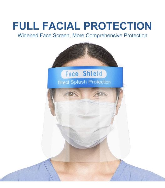 Plastic Face Shield, for Pharma Industry, Pattern : Plain