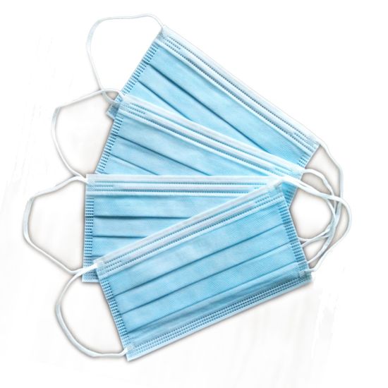 Non Woven Face Mask, for Hospital, Laboratory, Color : Blue