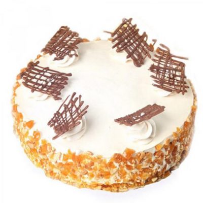 Butterscotch Cake, Shape : Round