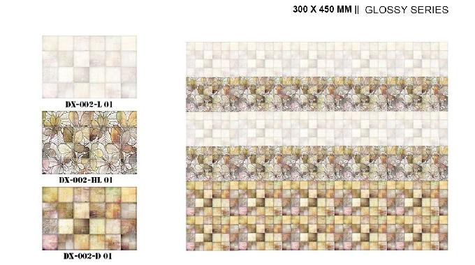 DX-002 ( Glossy ) Ceramic Digital Wall Tiles