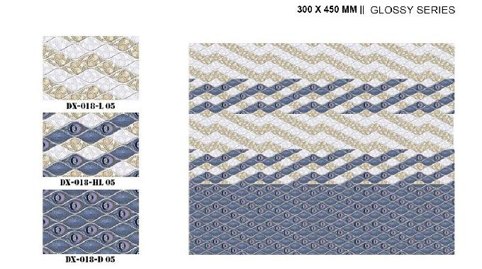 DX-018 ( Glossy ) Ceramic Digital Wall Tiles