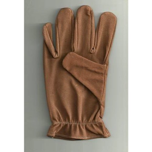 Elastic Wrist Leather Safety Gloves