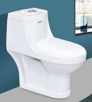 Ceramic One Piece Water Closet, for Toilet Use, Size : Standard
