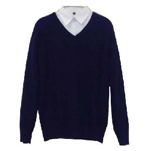 Plain Cotton School Uniform Sweaters, Size : XL, XXXL