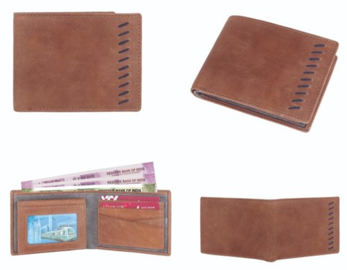 Fabbro Mens Hunter Leather Wallet, Gender : Male