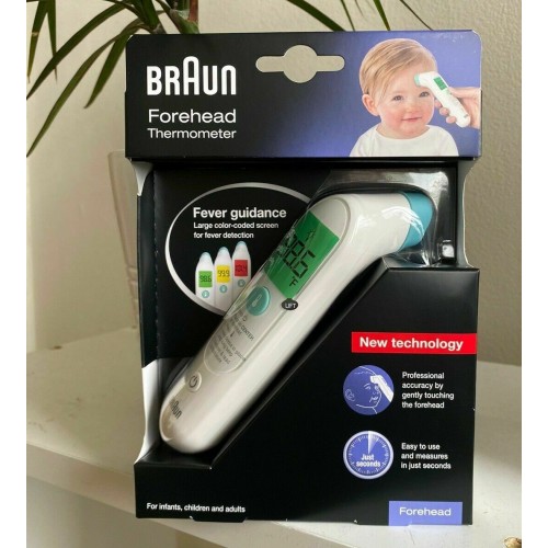 FOREHEAD INFRARED THERMOMETER DIGITAL NEW TECHNOLOGY BRAUN BFH-125