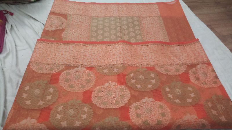 Pure cotton banarasi saree