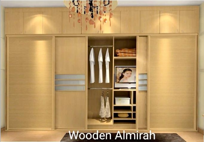 wooden almirah