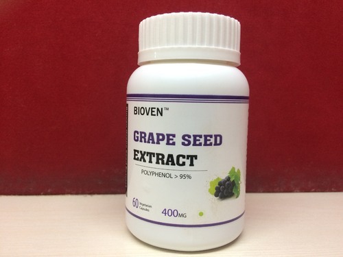 Bioven Grape Seed Extract Capsules, Packaging Type : HDPE Bottle