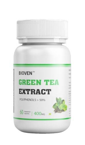 Bioven Green Tea Extract Capsules, Packaging Type : HDPE Bottle