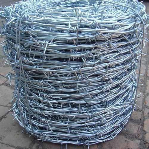 Galvanized Mild Steel Barbed Wire Fencing