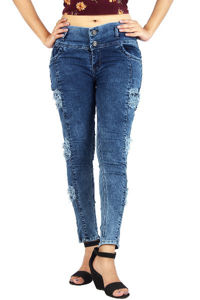 Ladies Ripped Jeans Manufacturer in Thane Maharashtra India by Sazy ...