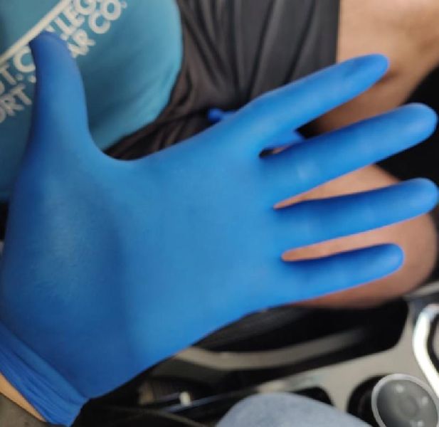 Nitrile Gloves, for Examination, Food Service, Light Industry, Feature : Powder Free, Wearable