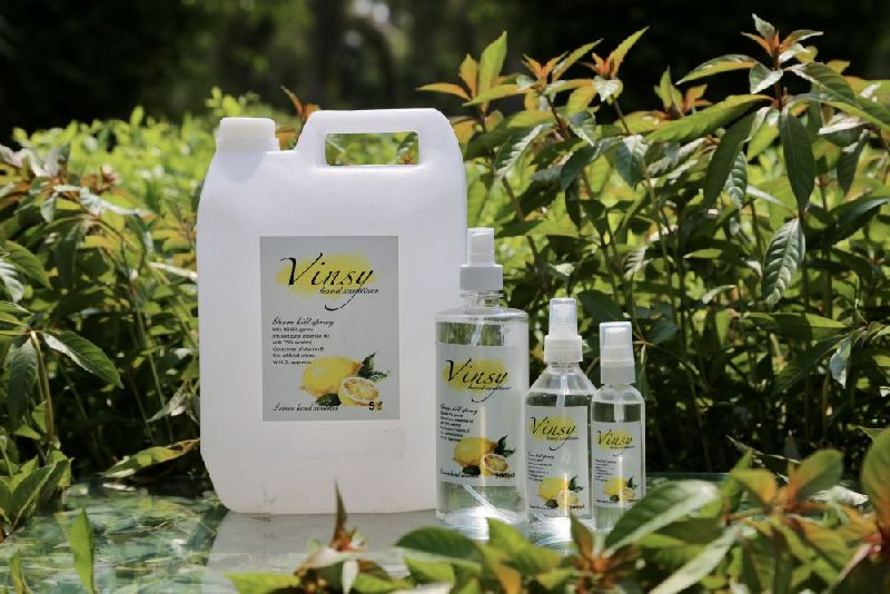 Vinsy Lemon Hand Sanitizer, Feature : Dust Removing, Hygienically Processed