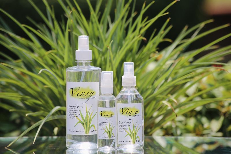 Vinsy Lemongrass Hand Sanitizer, Feature : Dust Removing, Hygienically Processed