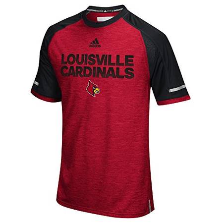 NCAA Louisville Cardinals Men\'s Sideline Performance Short Sleeve Crew Top X-Large Power Red