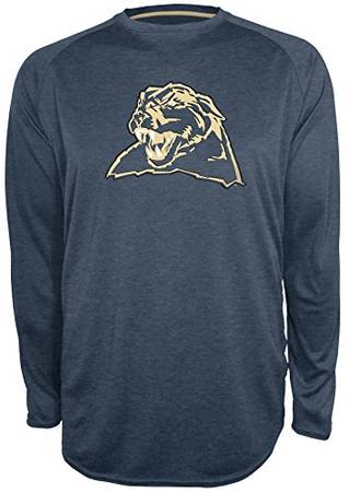 NCAA Pittsburgh Panthers Men's Scout 2 Long Sleeve Crew Neck Shirt XX-Large Navy
