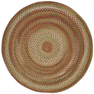 Striped Chenille Carpet, Technique : Braided