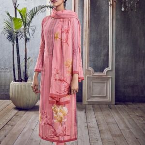 Pink Digital Print Cotton Suit, Size : M, XL