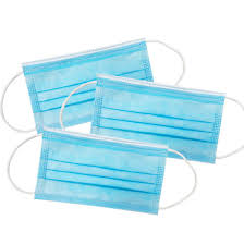 3 Ply Face Mask, for Clinical, Hospital, Personal, Size : Free Size