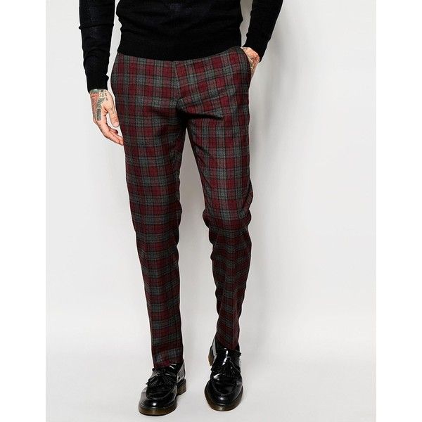 Mens Check Trousers in Gray  Check Trousers for Men  Yellwithuscom   Yell  Unisexx Fashion House