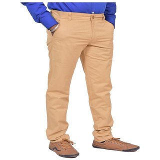 Plain Cotton Mens Stretchable Pant, Technics : Woven