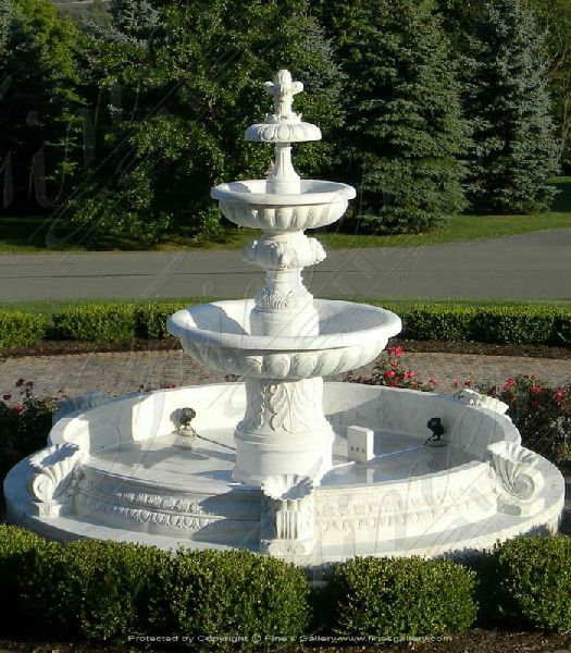 LED Non Polished Marble Fountains, for Amusement Park, Garden, Outdoor, Public Attraction Places