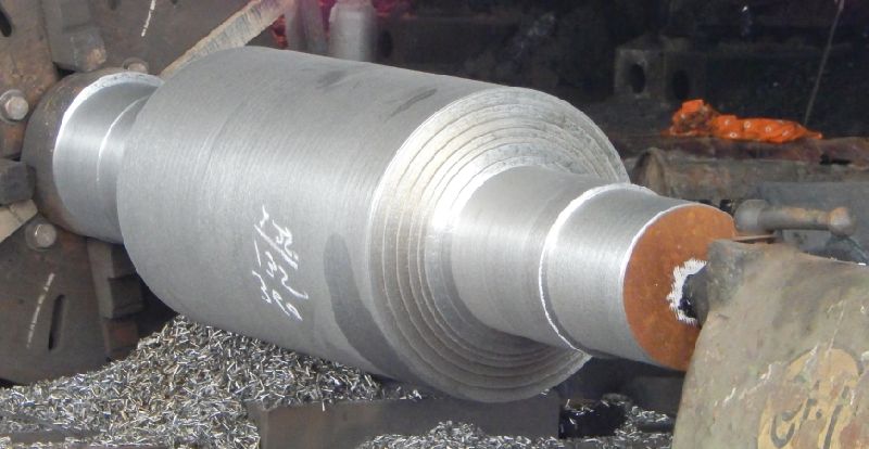 Round Hot Steel Rolling Mill Rolls, for Industrial Use, Length : 1000-1500mm