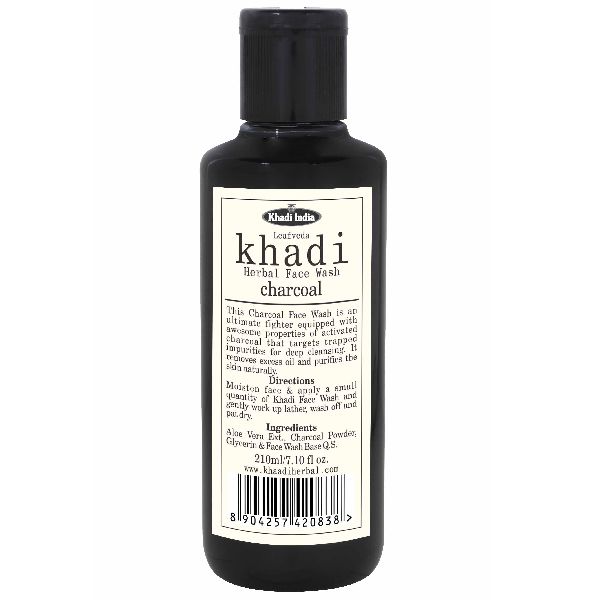 Charcoal Face Wash, Packaging Type : Plastic Bottle