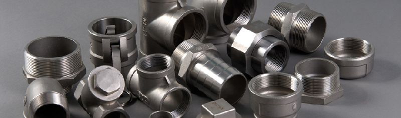 Polished Mild Steel Monel Threaded Fittings, for Chemical Fertilizer Pipe, Feature : Fine Finishing